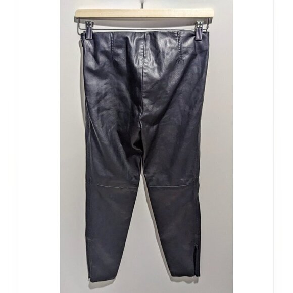 FREE People | Lana Vegan Leather Legging in Black - Picture 3 of 13